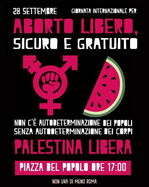 Aborto Libero, Sicuro e Gratuito - Giornata Internazionale