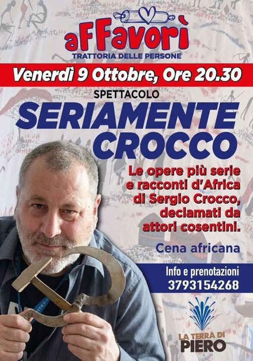 Spettacolo "Seriamente Crocco"