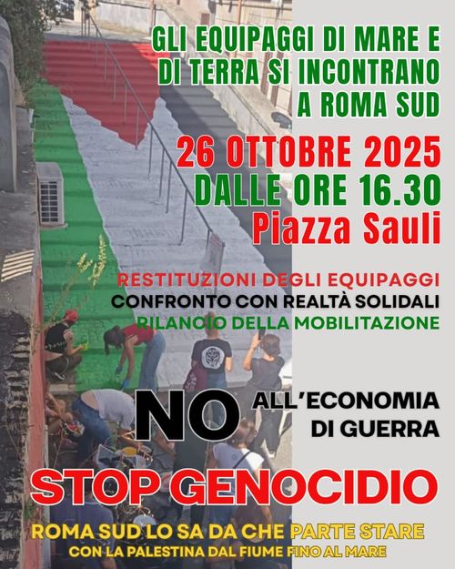 Gli equipaggi di mare e di terra si incontrano a Roma Sud