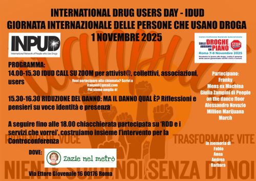 IDUD - International Drug Users Day