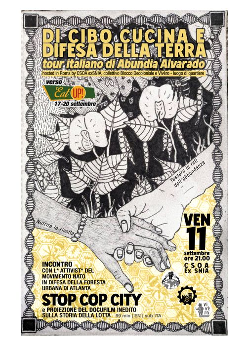 DI CIBO, CUCINA e DIFESA DELLA TERRA - Sperimentare l'Abbondanza_Tour italiano di Abundia Alvarado