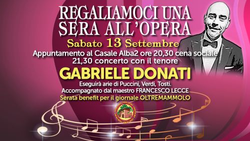 Concerto lirico con Gabriele Donati e Francesco Lecce