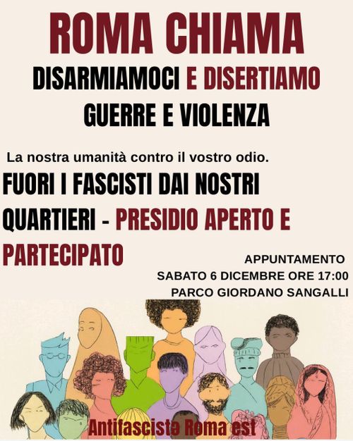Roma Chiama - Disarmiamoci e Disertiamo Guerre e Violenza