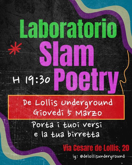 Laboratorio Slam Poetry