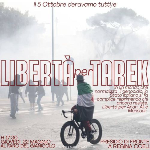 LIBERTÀ PER TAREK, ANAN, ALÌ E MANSOUR 