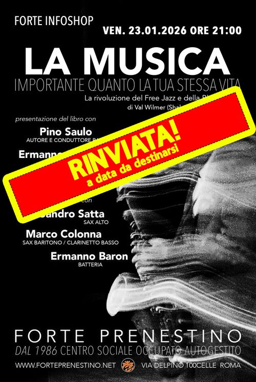 presentazione libro: "LA MUSICA importante quanto la tua stessa vita"