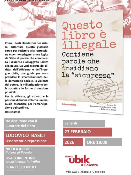 Presentazione de 'Questo libro è illegale'