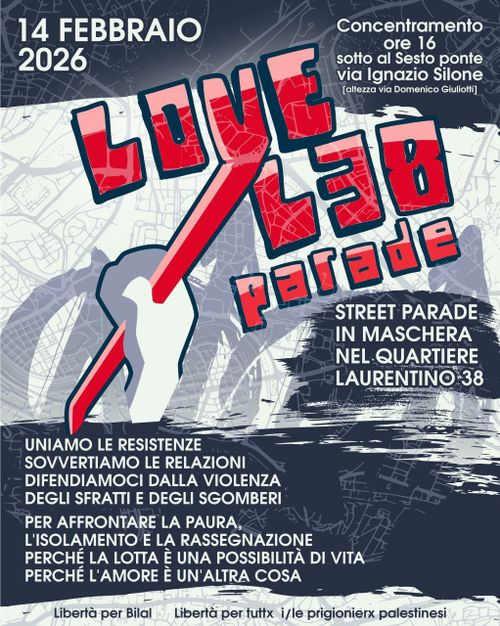 14 FEBBRAIO 2026 LOVE L38 PARADE - PERCHE' L'AMORE E' UN'ALTRA COSA