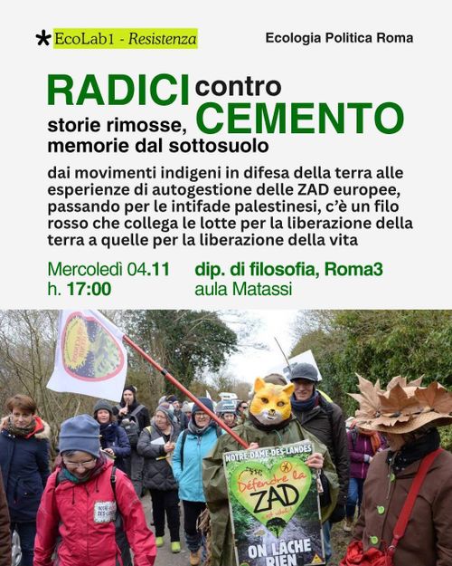 ECOLAB: Radici contro Cemento