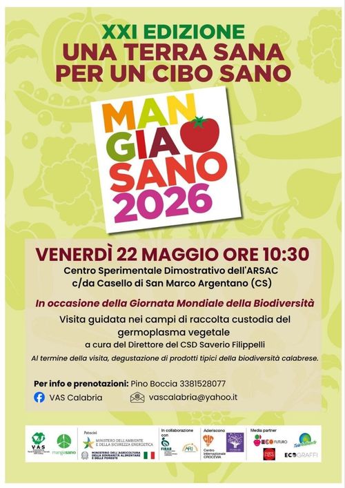 Una terra sana per un cibo sano - XXI Edizione
