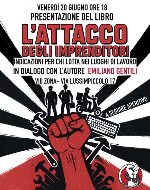 Presentazione "L'attacco degli imprenditori" con l'autore Emiliano Gentili