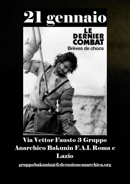 Cineforum  gruppo Bakunin Roma