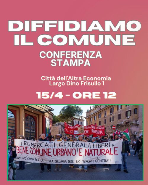 DIFFIDIAMO IL COMUNE
