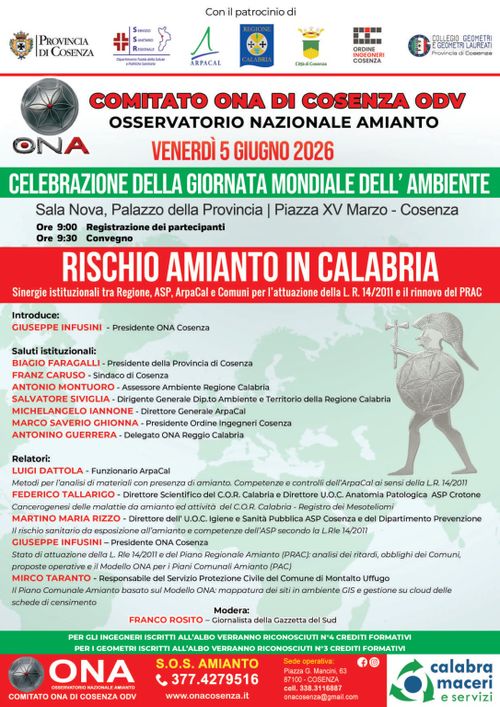Convegno sull'amianto