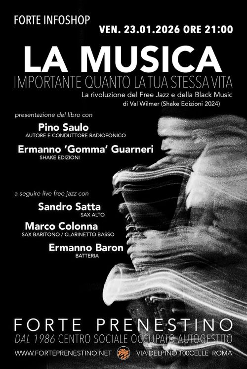 presentazione libro: "LA MUSICA importante quanto la tua stessa vita"