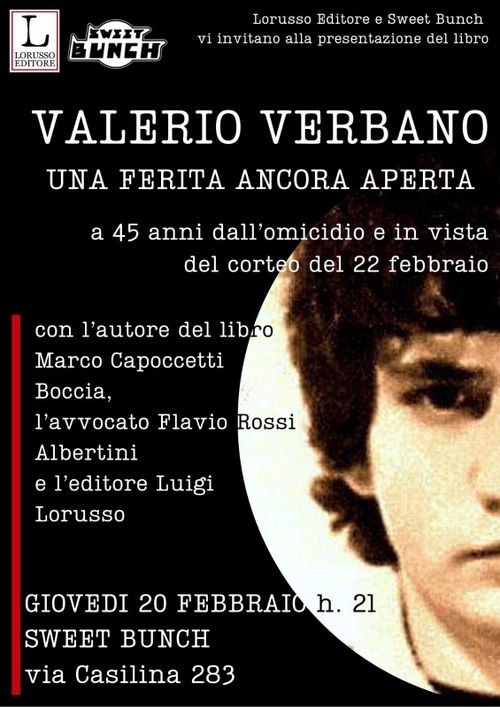 VALERIO VERBANO. UNA FERITA ANCORA APERTA