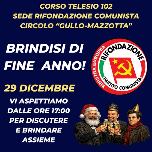 BRINDISI DI FINE ANNO! 