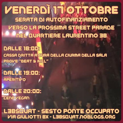 Verso la prossima STREET PARADE a Laurentino38