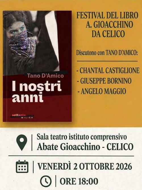 Tano D'Amico - I nostri anni - Festival del Libro 2026