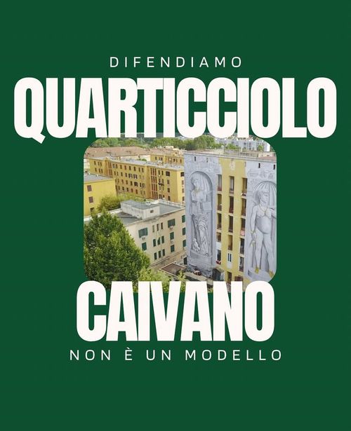 Difendiamo Quarticciolo, Caivano non è un modello. Fermiamo lo sgombero dell’ex questura.