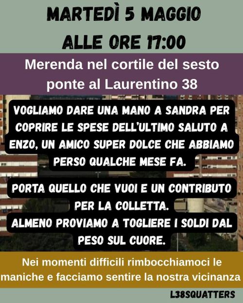 Merenda nel cortile