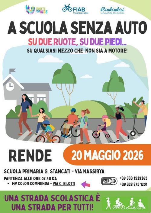A scuola senza auto