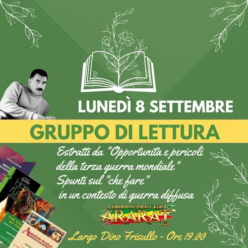 Gruppo di lettura. Spunti sul "che fare" in un contesto di guerra diffusa