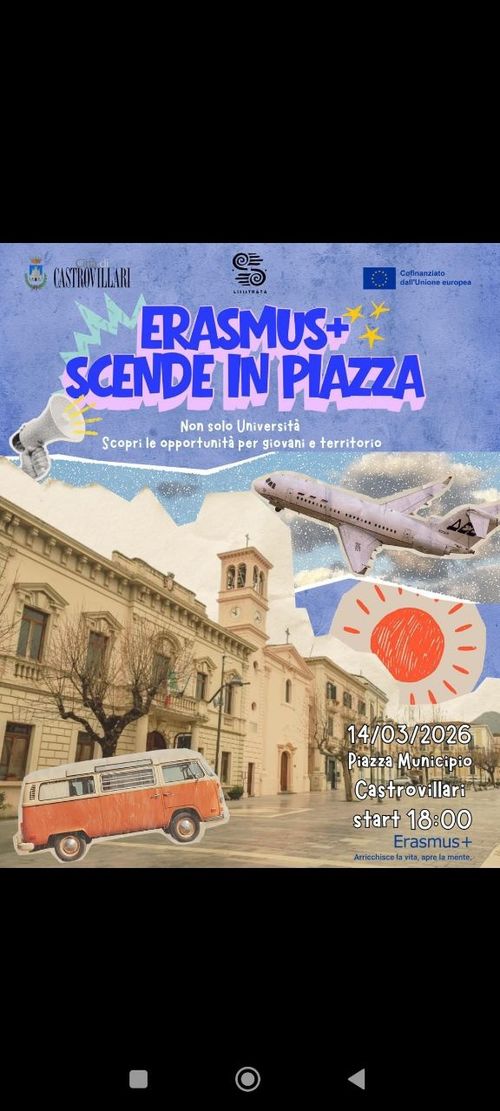 Erasmus+ scende in piazza