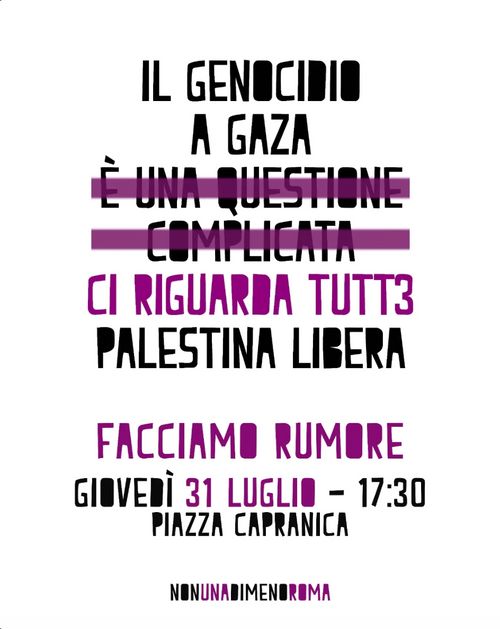 Facciamo Rumore per la Palestina