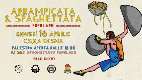 Arrampicata & spaghettata popolare