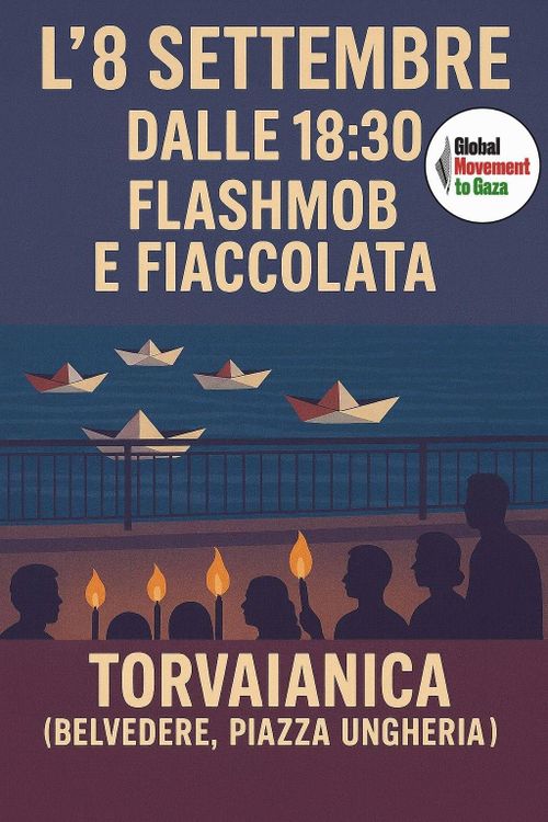 Flashmob e fiaccolata