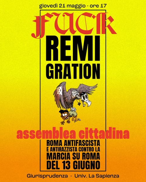 FUCK REMIGRATION - Assemblea Cittadina