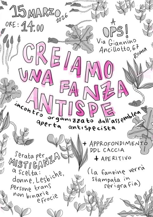 Creiamo una fanzine antispecista